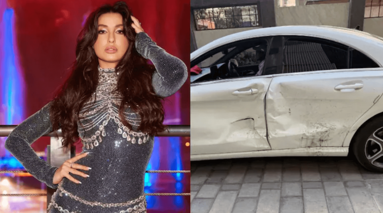 Shocking Nora Fatehi Car Accident in Mumbai: What Happened to the Bollywood Star?